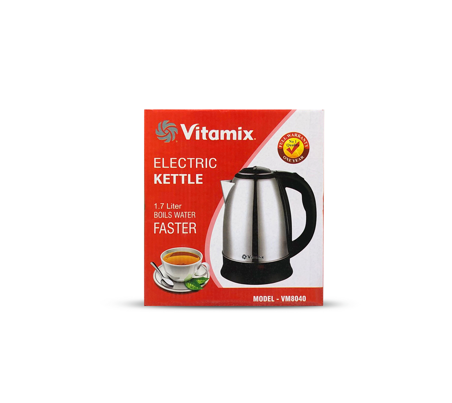 Electric kettle Automatic cut -off after boiling (1.7 Liter)