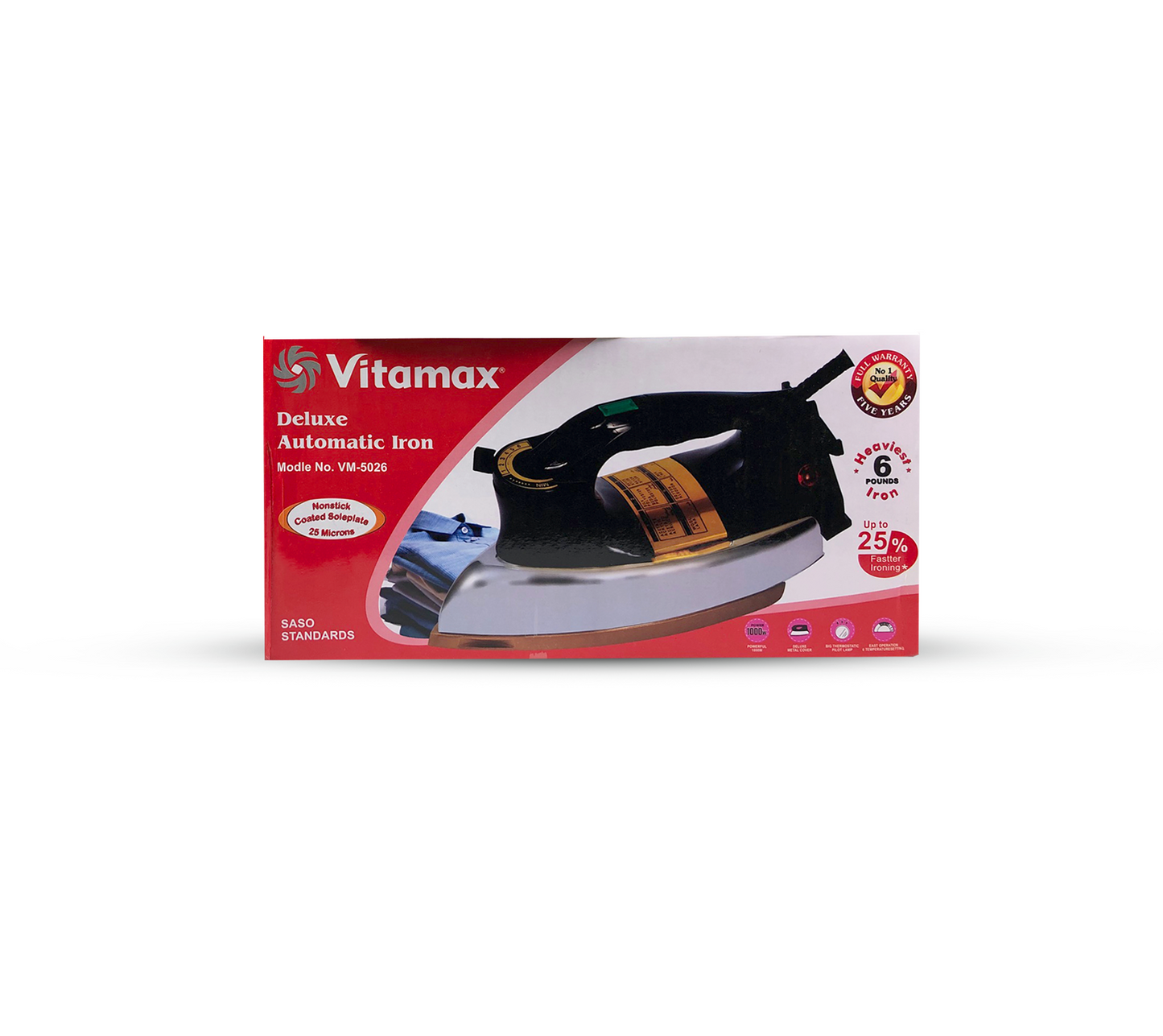 Deluxe Automatic Dry Iron VM-5026