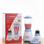 Vitamax 2-in-1 Blender & Grinder – 450W Powerful Motor, Stainless Steel Blades, Smoothie Maker, Coffee & Spice Grinder, Easy to Clean – 2 Year Warranty