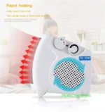 Vitamax 220V Electric Air Heater – Mini Portable Room Fan Radiator & Warm Air Blower | 3-in-1 Electric Heater & Portable Air Conditioner Fan - Image 3
