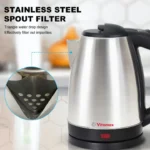 Vitamax Electric Kettle 1.7L – Fast Boil Auto Shut-Off Stainless Steel Body 1000W Hot Water Boiler Safe Electric Jug 1 Year Warranty - Image 5