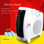 Vitamax 220V Electric Air Heater – Mini Portable Room Fan Radiator & Warm Air Blower | 3-in-1 Electric Heater & Portable Air Conditioner Fan - Image 2