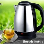 Vitamax Electric Kettle 1.7L – Fast Boil Auto Shut-Off Stainless Steel Body 1000W Hot Water Boiler Safe Electric Jug 1 Year Warranty