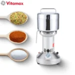 Vitamax Electric Grinder Machine | Stainless Steel High-Speed Grinder for Spices, Grains, Coffee, Herbs, Dry Food – Commercial & Home Use