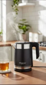 Vitamax 2L Electric Kettle Model 3040 – Fast Boil Stainless Steel Electric Water Boiler – Auto Shut Off, 360° Rotating Base, Cool Touch Handle – 2000W Power Kettle with 1 Year Warranty - Image 3