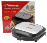 Vitamax sandwich maker samosa maker sandwichmaker VM8086 750w Nonstick sandwich bread sandwich maker grill 4 slice 1 year warranty - Image 2